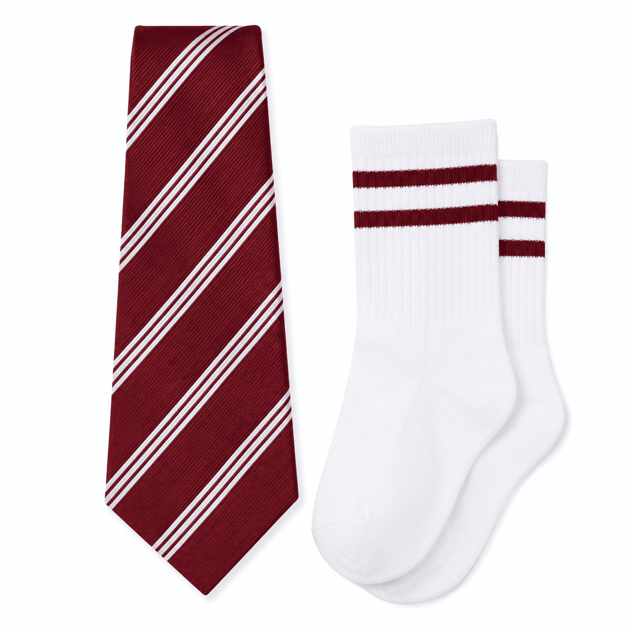 White School Socks